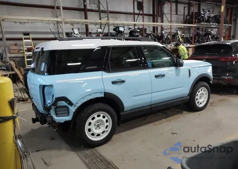 2024 Ford Bronco Sport Heritage из США, поврежденный, VIN 3FMCR9G66RRF26109